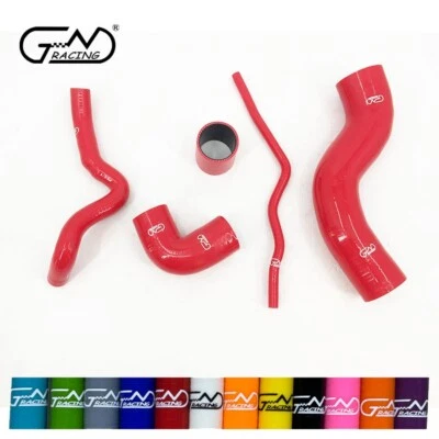 Fit Audi A3 TT MK1 1.8T 180PS Silicone Intercooler Turbo Boost Hoses Kit Red - Изображение 1 из 4