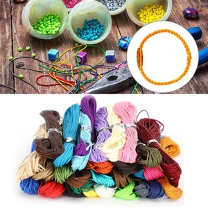 1mm Diameter 10m Polyester Waxed Cord String Wire Jewelry Findings DIY Craft - Picture 1 of 10