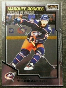 2020-21 20/21 O-Pee-Chee Platinum ROOKIE #186 Calvin Thurkauf Blue Jackets - Picture 1 of 2