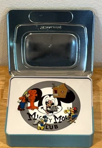 DISNEY CATALOG "MICKEY MOSUE CLUB" FILMING TV SHOW 5PC TIN BOX PIN SET LE 1500 - Picture 1 of 11