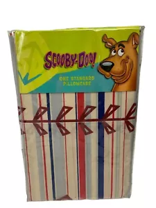 NOS SCOOBY DOO STANDARD PILLOW CASE BASEBALL HOMERUN SCOOBY DOO 20x30 FITS 20x26 - Picture 1 of 4