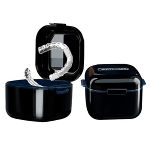 Denture Cup,Retainer Case,Cute Night Mouth Guard Box Holder, Storage Soak - Picture 1 of 7