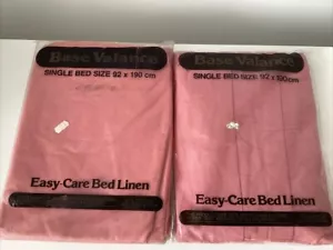 2 x Cenefa Rosa Vintage (Plataforma) Años 80 ÚNICA 92X 190 cm **SIN USAR EN PAQUETE** - Imagen 1 de 11