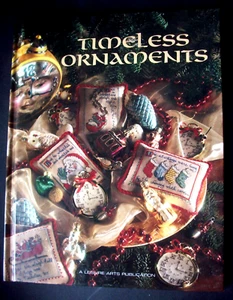 Timeless Ornaments Christmas cross stitch pattern book  ornaments stocking decor - Picture 1 of 17