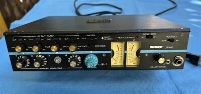 Shure FP42 4-input 2-Output Broadcast Stereo Microphone Mixer. Works. AS-IS - Image 1 of 4