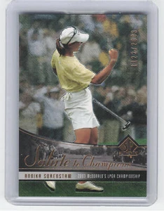 2004 SP Authentic #90 Annika Sorenstam Salute to Champions #/2003 - Picture 1 of 2