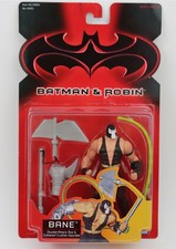 1997 BATMAN & ROBIN "BANE" DOUBLE-ATTACK AXE - JAPANESE CARDBACK - 