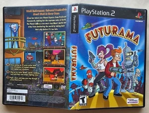 Futurama PS2 (Sony PlayStation 2, 2003) Cover Art and Case Only - Picture 1 of 3