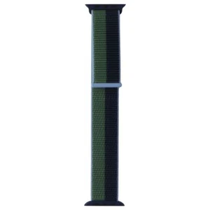 Apple Boucle Sport 45mm pour Apple Watch 45/44/42mm - Bleu Abysse/Vert Mousse - XL - Photo 1 sur 5