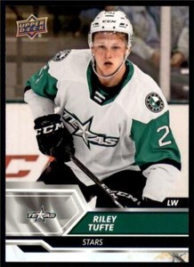 2019-20 UD AHL Base #28 Riley Tufte - Texas Stars