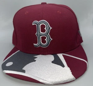New Era Boston Red Sox 59fifty Cap Hat 7 3/8 Gun Metal Grey Logo Garnet Red - Picture 1 of 11