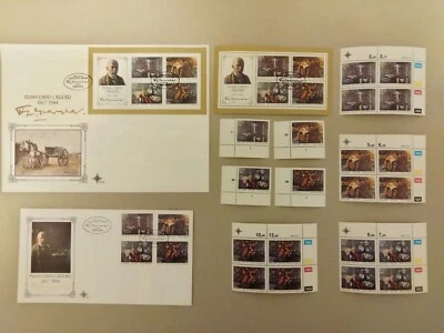 RSA-SOUTH AFRICA- MNH & USED Paintings by Frans David Oerder. 22 Feb.1985 - Image 1 of 3