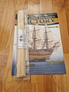 1/84 DEAGOSTINI BUILD LORD NELSON'S HMS VICTORY MODEL SHIP ISSUE 46 INC PART - Picture 1 of 2