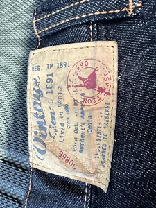 VINTAGE GENES 1891 BOY'S/MEN'S SLIM FIT JEANS WITH EMBROIDERED POCKE S- 32 33 - Picture 1 of 6