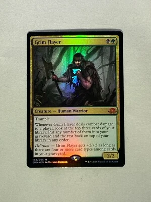 MTG FOIL Grim Flayer Eldritch Moon Magic the Gathering - Image 1 of 2