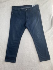 Buffalo David Bitton Jeans Mens 36x30 Blue Axel Slim Stretch Dark Wash 5 Pocket