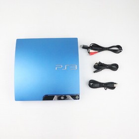 Excellent+++++PlayStation 3 Splash Blue 320GB (Model CECH-3000BSB) with Cable