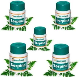 🌿 Himalaya Serpina 100 Tabs x5 | Herbal BP Support | Exp 01/2027 | Natural - Picture 1 of 6