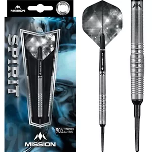 Mission Rear Razor Grip Soft Tip Spirit Darts Set 20g 22g grammi Softip - Foto 1 di 1