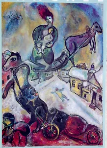 Póster Chagall•GUERRA 1943•Guerra•Museo de Arte Moderno 20x29 - Imagen 1 de 2