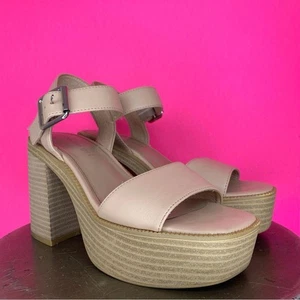 Sandalo Madden Girl Grand View rosa blush ecopelle plateau taglia 6,5 - Foto 1 di 7