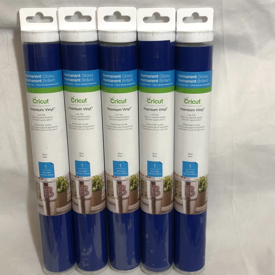 Cricut Vinyl 12"x48" Roll Blue 093573094170