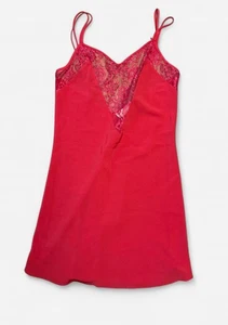 Victorias Secret Gold Label abito vintage slip rosso donna lingerie media - Foto 1 di 4