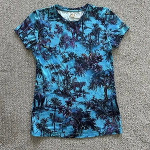 Camiseta L'Agence Ressi Jungle Toile Azul Talla XS - Imagen 1 de 7