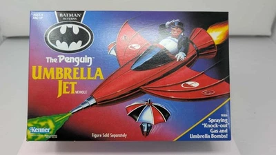 Batman Returns The Penguin Umbrella Jet (See Photos)(Card, Corner and Bubble.... - Image 1 of 4
