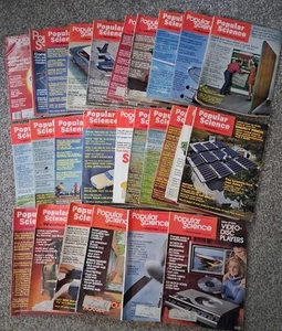 Large Lot Of 26  Vintage 1970 - 1983 Popular Science  Magazines - Picture 1 of 6
