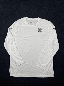 Green Bay Packers Shirt Herren XL weiß NFL Football Nike Dri Fit Langarm - Bild 1 von 9