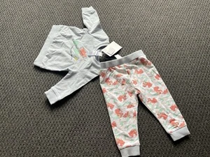 Disney Baby, The Little Mermaid Two Piece Set, Baby Girl Size 0, Pants & Tee NWT - Picture 1 of 13