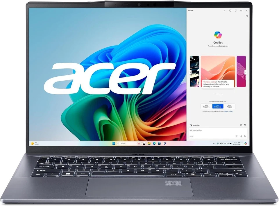 Acer Swift Go 14 2560x1600 Snapdragon X Plus 16GB 1TB NX.KYXAA Bueno Reacondicionado Foto 1 de 1