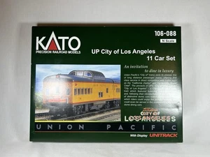N Scale Kato Union Pacific City of Los Angeles 11 Car Set 106-088 Brand New - Picture 1 of 3
