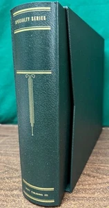 3" Scott Specialty Specialized Green 3 ring stamp Album binder & dustcase Used - Picture 1 of 4