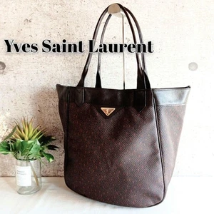 Yves Saint Laurent Braun Leder Tasche Schultertasche Tasche Damen GEBRAUCHT AUS JAPAN - Bild 1 von 10