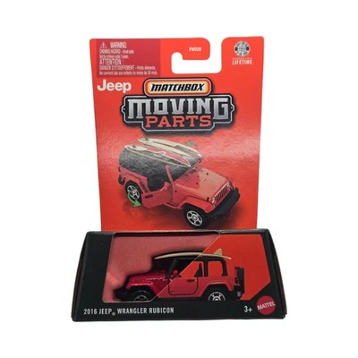 2026 Matchbox 2016 Jeep Wrangler Rubicon #5 Red - MOVING PARTS - Image 1 of 2