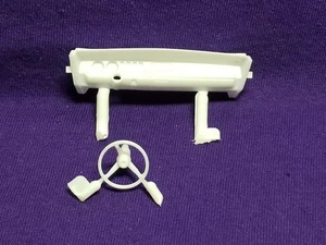 68 Dodge Coronet Armaturenbrett & Lenkrad / Säule aus MPC 1:25 Modellbausatz 1968 - Bild 1 von 9