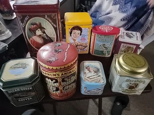 Lotto 8 Lattine Classiche Da Collezione Riproduzione - Foto 1 di 9