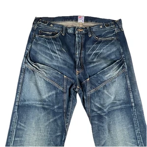 Pantalones de mezclilla para hombre PRPS Japón 38 desgastados difíciles de encontrar patinador calle delantero bolsillos muslos - Imagen 1 de 24