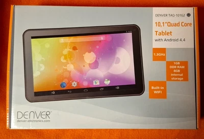 Denver TAQ-10162  10,1" Tablet –  Originalverpackung Display unbenutzt - Bild 1 von 4