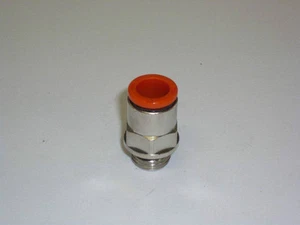 RACCORDO AUTOMATICO DIRITTO TUBO 14 - FIL.MASCHIO 1/2"METAL WORK PUSH-IN FITTING - Foto 1 di 1