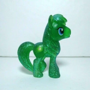 My Little Pony FiM Blind Bag Target 2" Transparent Glitter Emerald Ray Figure - Picture 1 of 3