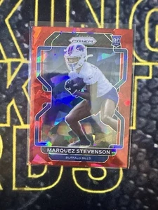 2021 Panini Prizm Red Ice Marquez Stevenson RC #407 Buffalo Bills - Picture 1 of 2