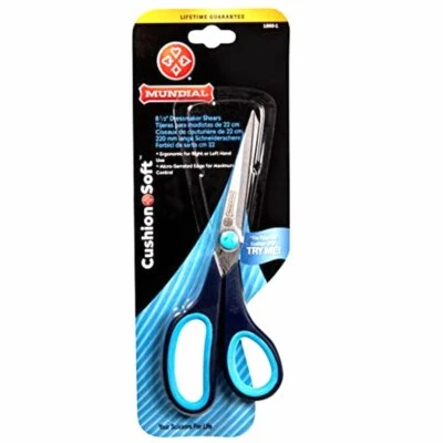 Mundial 8-1/2" Cushion Soft Lightweight Stainless Shears Scissors 1860-1