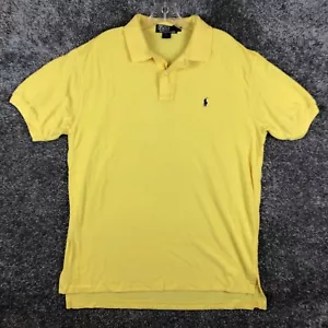 Polo Ralph Lauren Classic Fit Shirt Mens Size Large Yellow - Picture 1 of 12