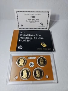 2011 United States Mint Presidential $1 Coin Proof Set in Oringinal Box - Picture 1 of 3