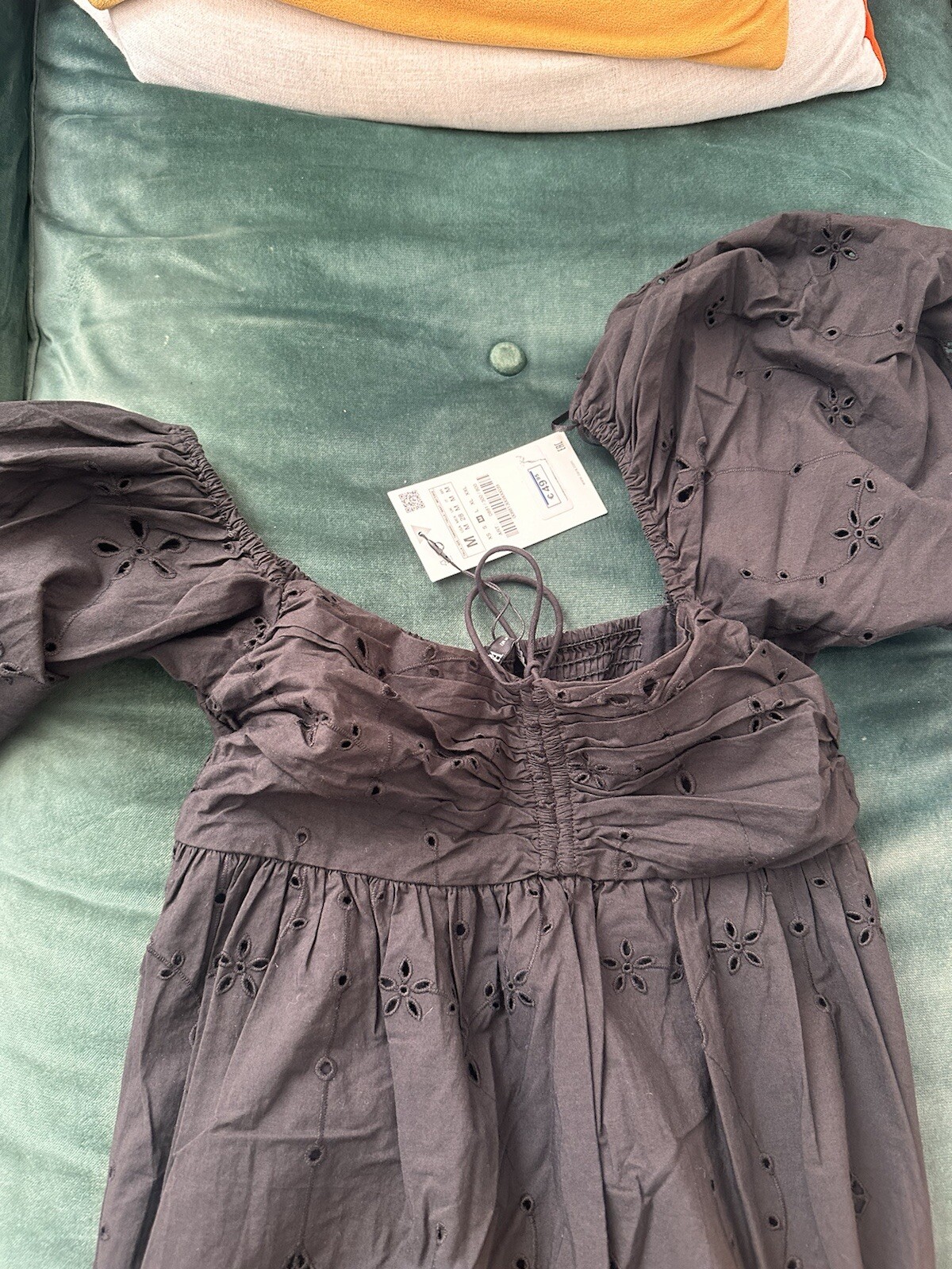 Zara Poplin Dress Size M image 2