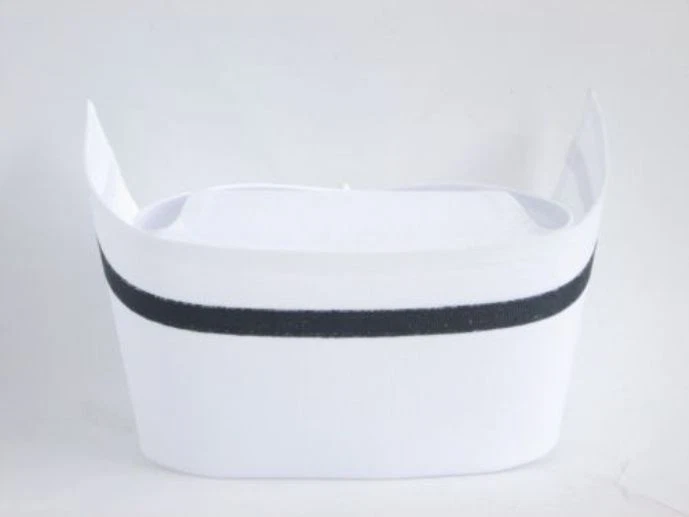 AUTHENTIC NURSE CAP OLD FASHION VINTAGE WHITE COTTON UNIFORM NURSES COSTUME HAT  - Image 1 of 4