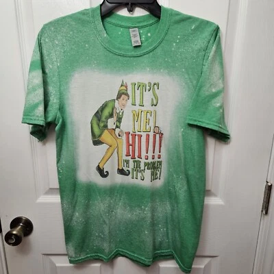 CAMISA MUJER GREMIO VERDE Y BLANCO NAVIDAD MANGA CORTA TALLA PEQUEÑA Foto 1 de 4